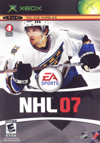 NHL 07 PAL Xbox PAL box art